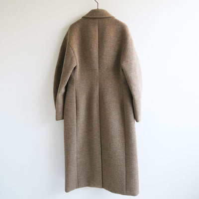 【AURALEE/オーラリー】<br>SPONGE WOOL MELTON SOUTIEN COLLAR COAT <br>A24AC04SB