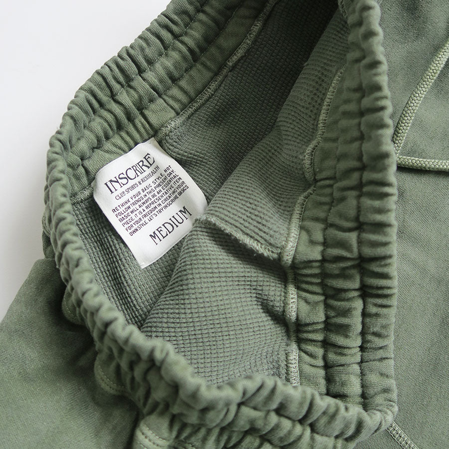 【INSCRIRE/アンスクリア】<br>Layered Sweat Pants <br>I25AW-BC117