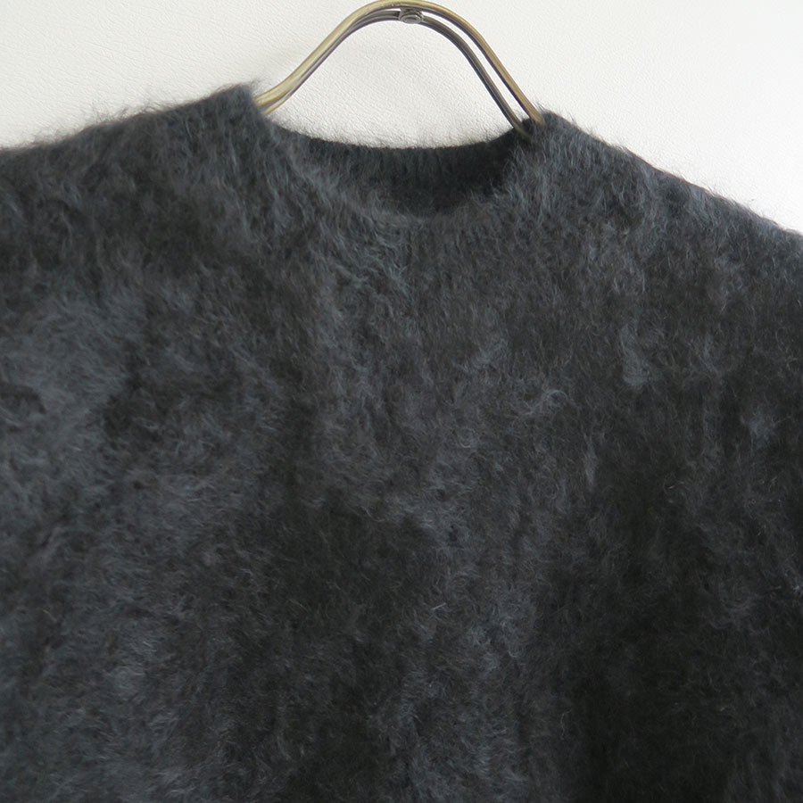 【BATONER/バトナー】<br>CASHMERE FOX FUR CREW NECK <br>BN-24FL-061