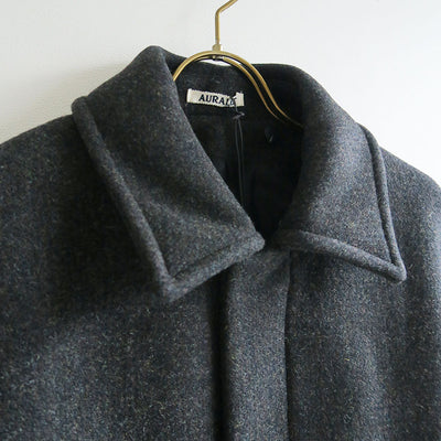 【9/5からポイント10%還元】<br>【AURALEE/オーラリー】<br>SHETLAND WOOL DOUBLE CLOTH BLOUSON <br>A25AB04HD