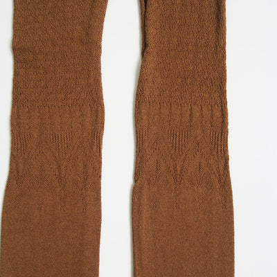 【FUMIKA UCHIDA/フミカウチダ】<br>SILK LACE KNITTING TIGHTS TOP <br>W-KT001