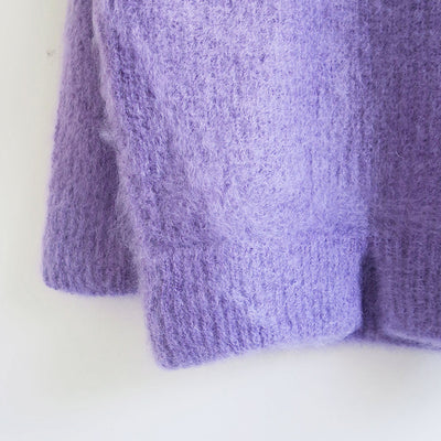 【JUN MIKAMI/ジュンミカミ】<br>モヘアクルーネックPO <br>23AW-12-N