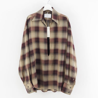 【SUGARHILL/シュガーヒル】<br>PLAID SKIPPER SHIRTS <br>25330503