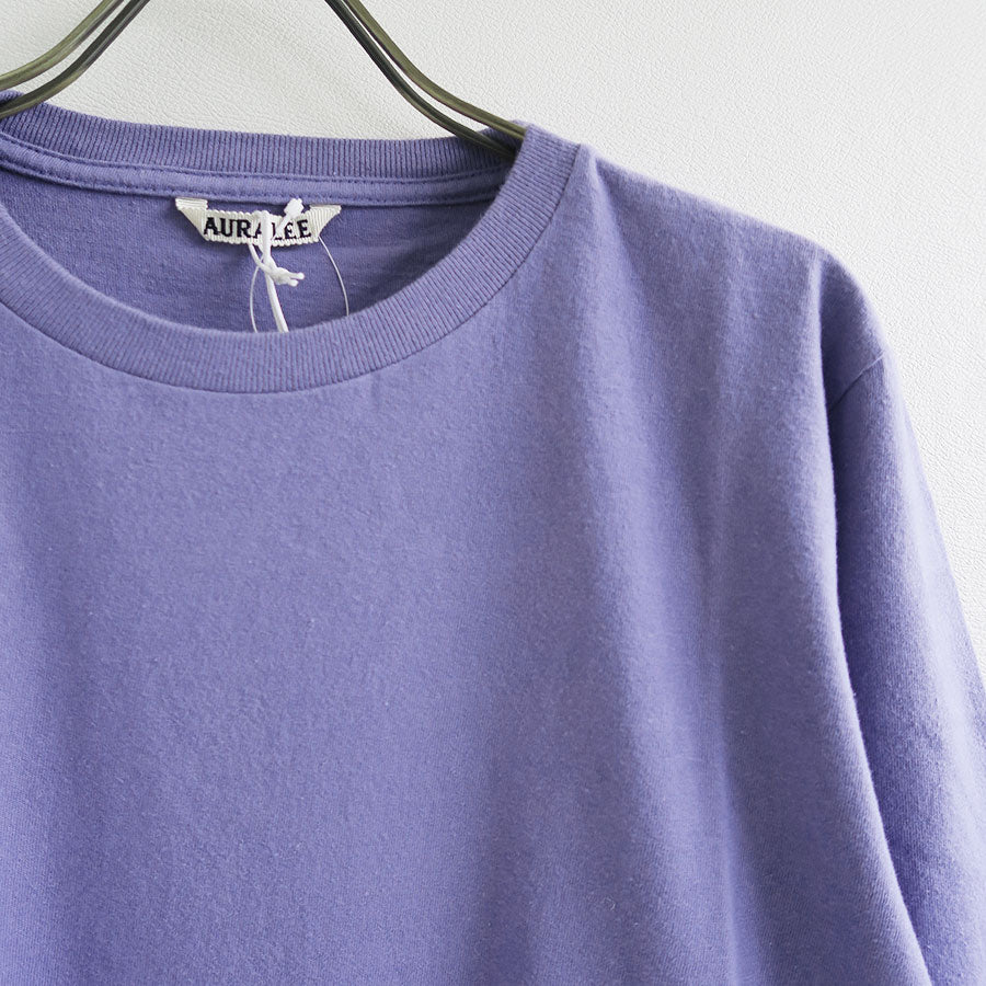 AURALEE/オーラリー】BRUSHED ORGANIC COTTON JERSEY L/S TEE