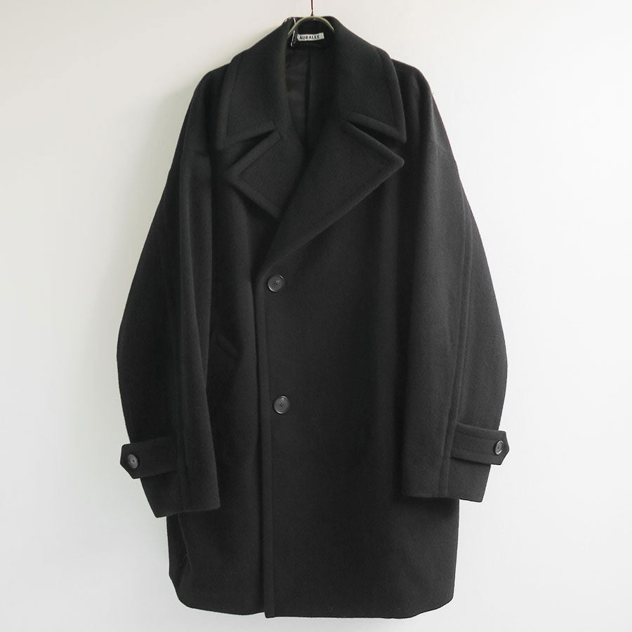 【AURALEE/オーラリー】<br>CASHMERE WOOL MOSSER HALF COAT <br>A23AC04MC