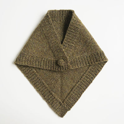 【FUMIKA UCHIDA/フミカウチダ】 <br>SHETLAND HAND KNITTED KERCHIEF <br>W-GD002