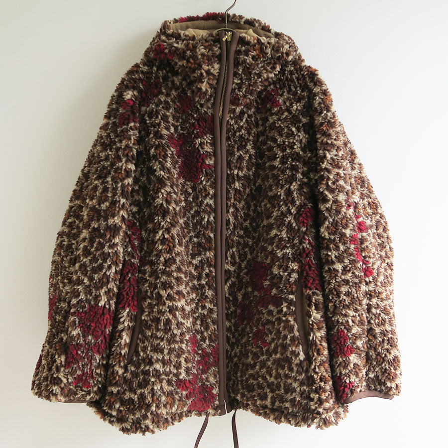 【FUMIE TANAKA/フミエタナカ】 <br>leopard boa food <br>F25A-04