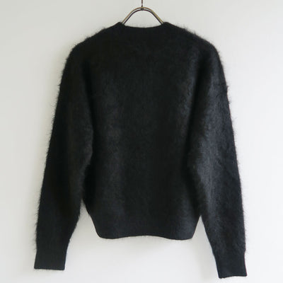 【BATONER/バトナー】<br>CASHMERE FOX FUR CREW NECK <br>BN-24FL-061