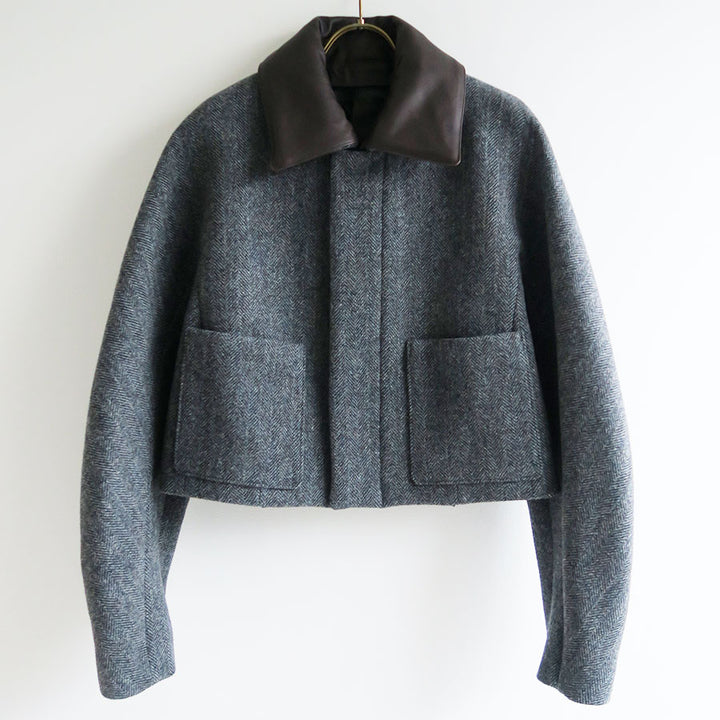 AURALEE/オーラリー】SHETLAND WOOL DOUBLE CLOTH BLOUSON