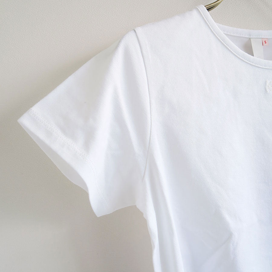 SALE 30%OFF ! <br/>【Kijun/キジュン】<br>Cut-Out Shirring T-Shirt <br>24SSW206