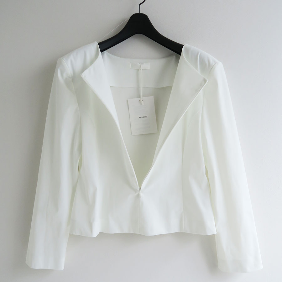 【AMOMENTO/アモーメント】<br>BOAT NECK TWO WAY TOP <br>AM25SSW01TO