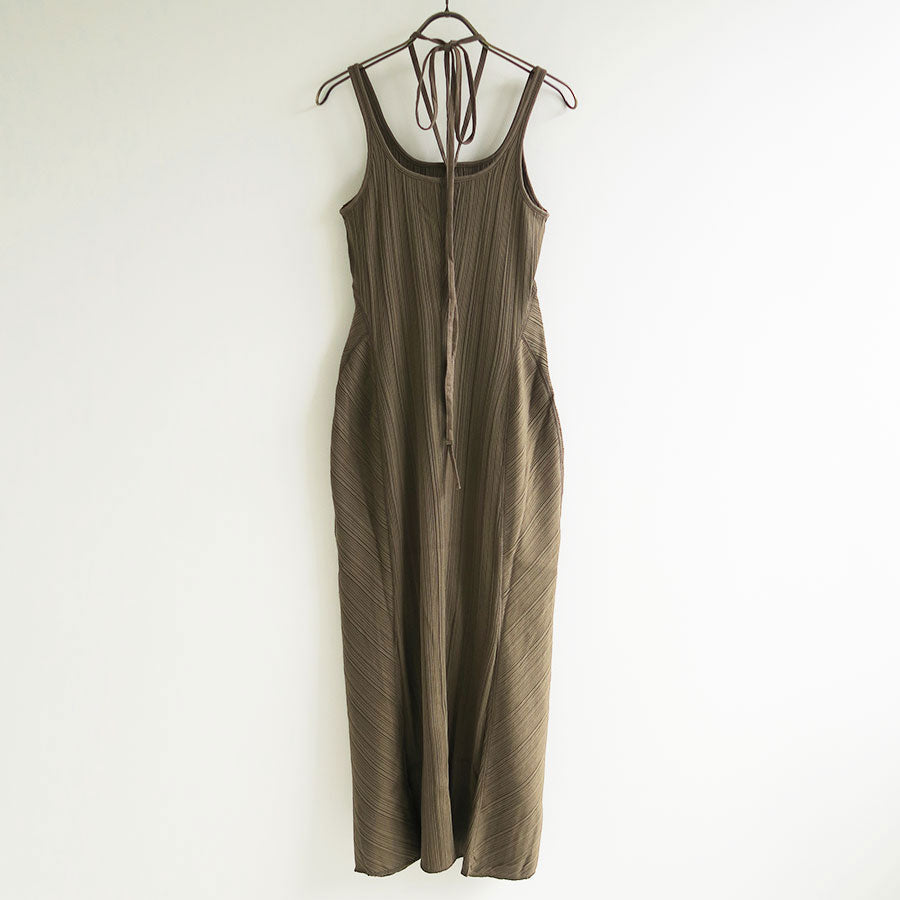 【Mame Kurogouchi/マメ】<br>Random Ribbed Organic Cotton 2way Dress <br>MM24FW-JS044