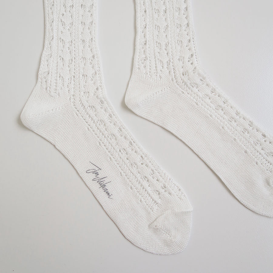 【JUN MIKAMI/ジュンミカミ】<br>Marcomonde × JUN MIKAMIハイソックス <br>25AW-21-M