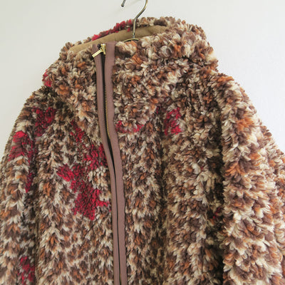 【FUMIE TANAKA/フミエタナカ】 <br>leopard boa food <br>F25A-04