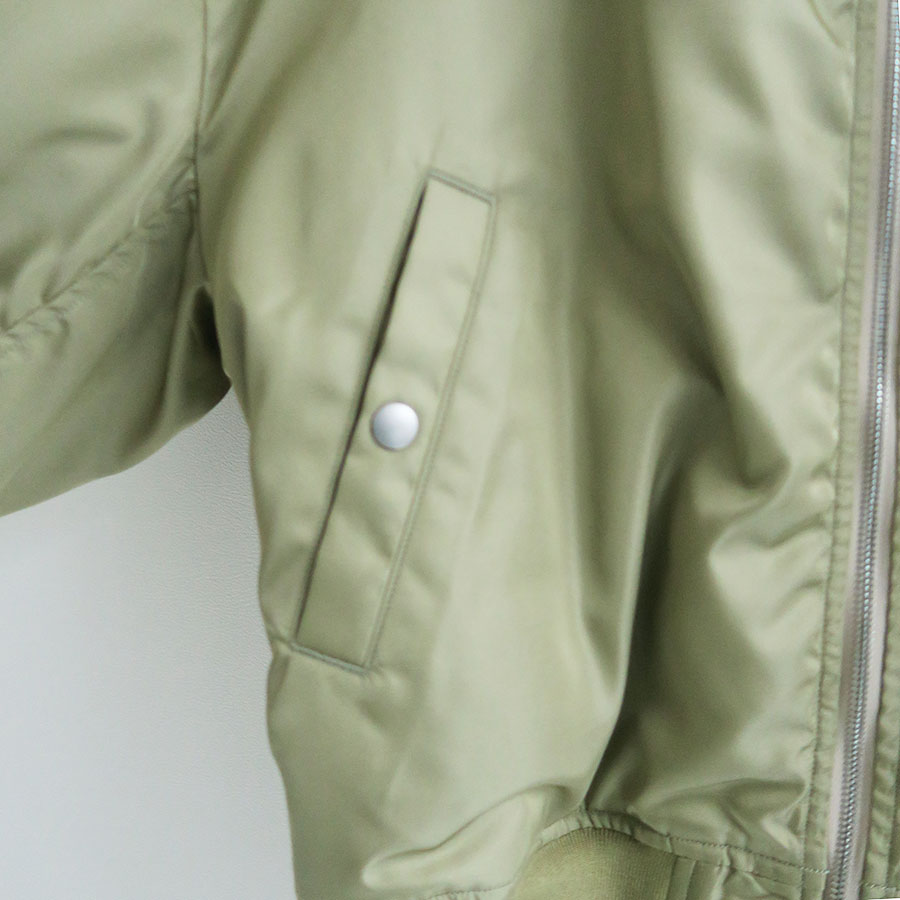 【AURALEE/オーラリー】<br>HIGH DENSITY SILK TWILL FLIGHT BLOUSON <br>A25SB02AS