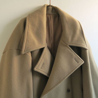 【RYU KAGA/リュウ カガ】<br>Oversized pea coat <br>84RC01D