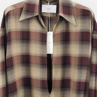 【SUGARHILL/シュガーヒル】<br>PLAID SKIPPER SHIRTS <br>25330503