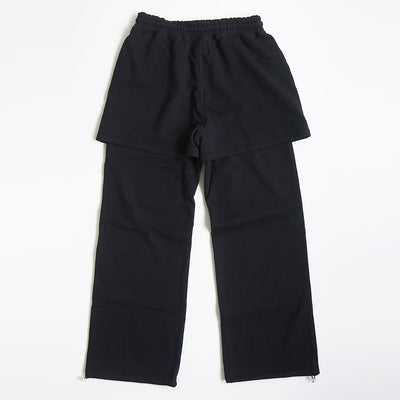 【INSCRIRE/アンスクリア】<br>Layered Sweat Pants <br>I25AW-BC117