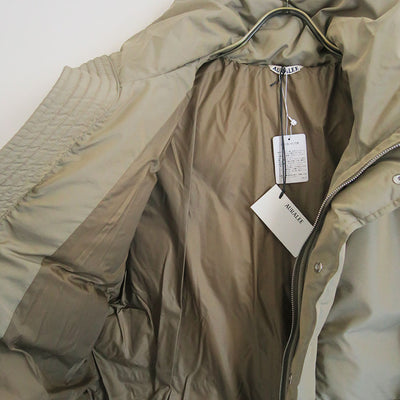 【AURALEE/オーラリー】<br>FINX POLYESTER CHAMBRAY DOWN COAT <br>A23AC04FP