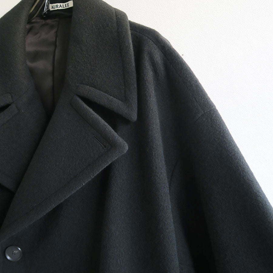 【AURALEE/オーラリー】<br>CASHMERE WOOL MOSSER HALF COAT <br>A23AC04MC