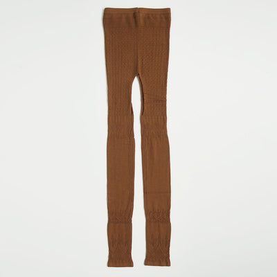 【FUMIKA UCHIDA/フミカウチダ】<br>SILK LACE KNITTING TIGHTS TOP <br>W-KT001
