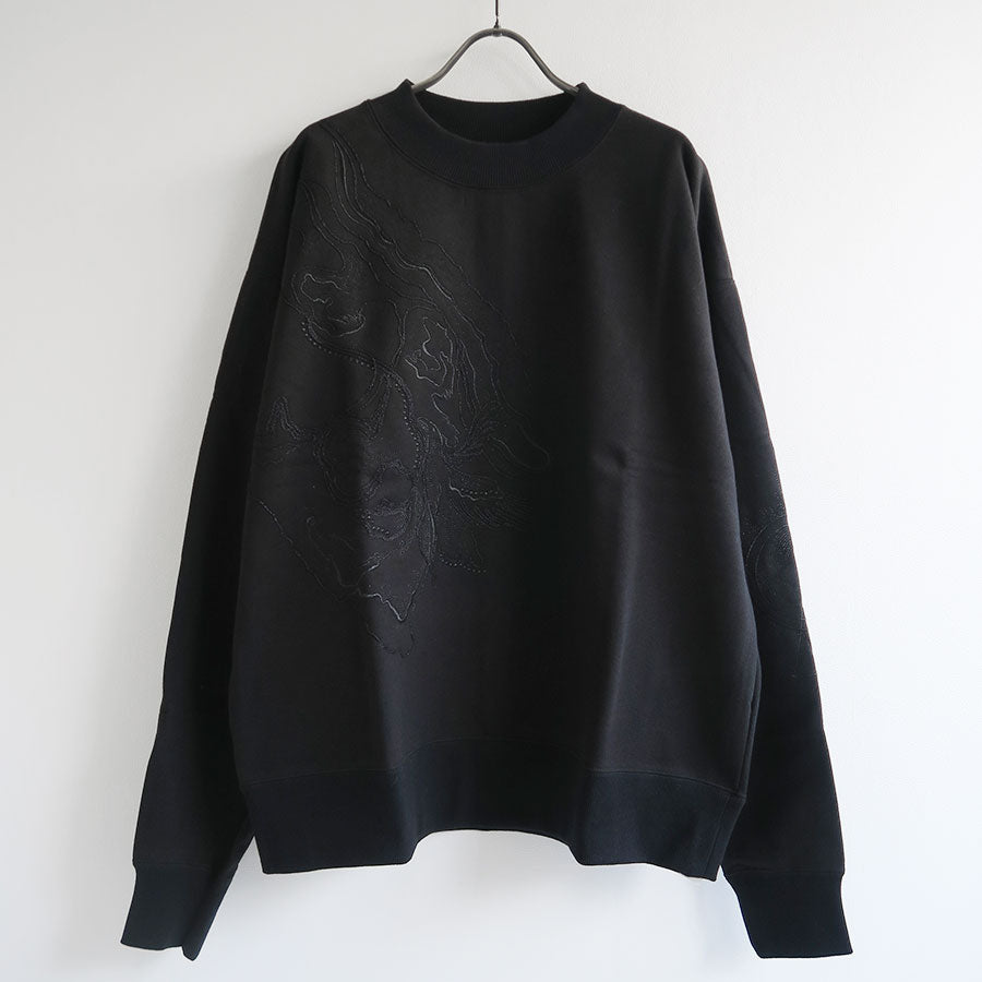 【mukasa/ムカサ】<br>ORB EMBROIDERY SWEAT <br>MU-0424