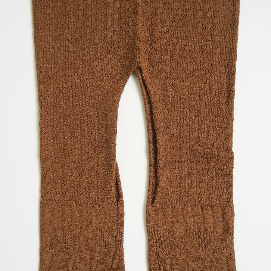 【FUMIKA UCHIDA/フミカウチダ】<br>SILK LACE KNITTING TIGHTS TOP <br>W-KT001