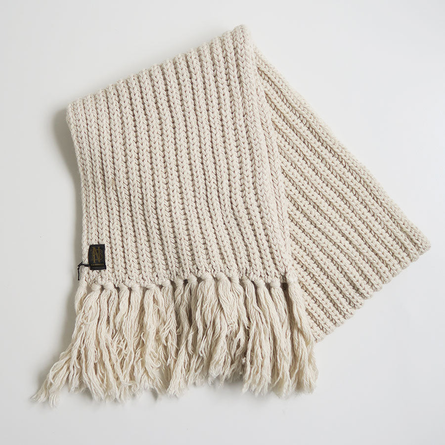 【BATONER/バトナー】<br>FRINGE MUFFLER LONG <br>BN-24FI-010