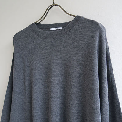 【IIROT/イロット】<br>Wool Long Sleeve Tee <br>032-025-CT009