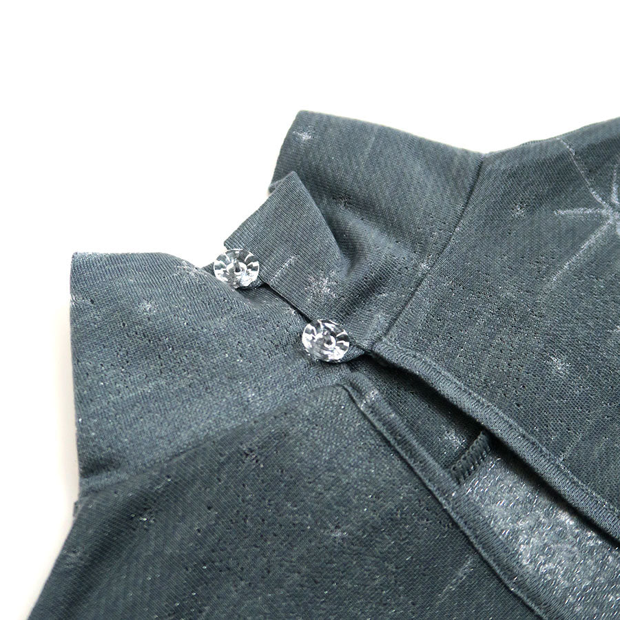Mame Kurogouchi/マメ】Starry Jersey Short Sleeve Sheer Top MM26SS