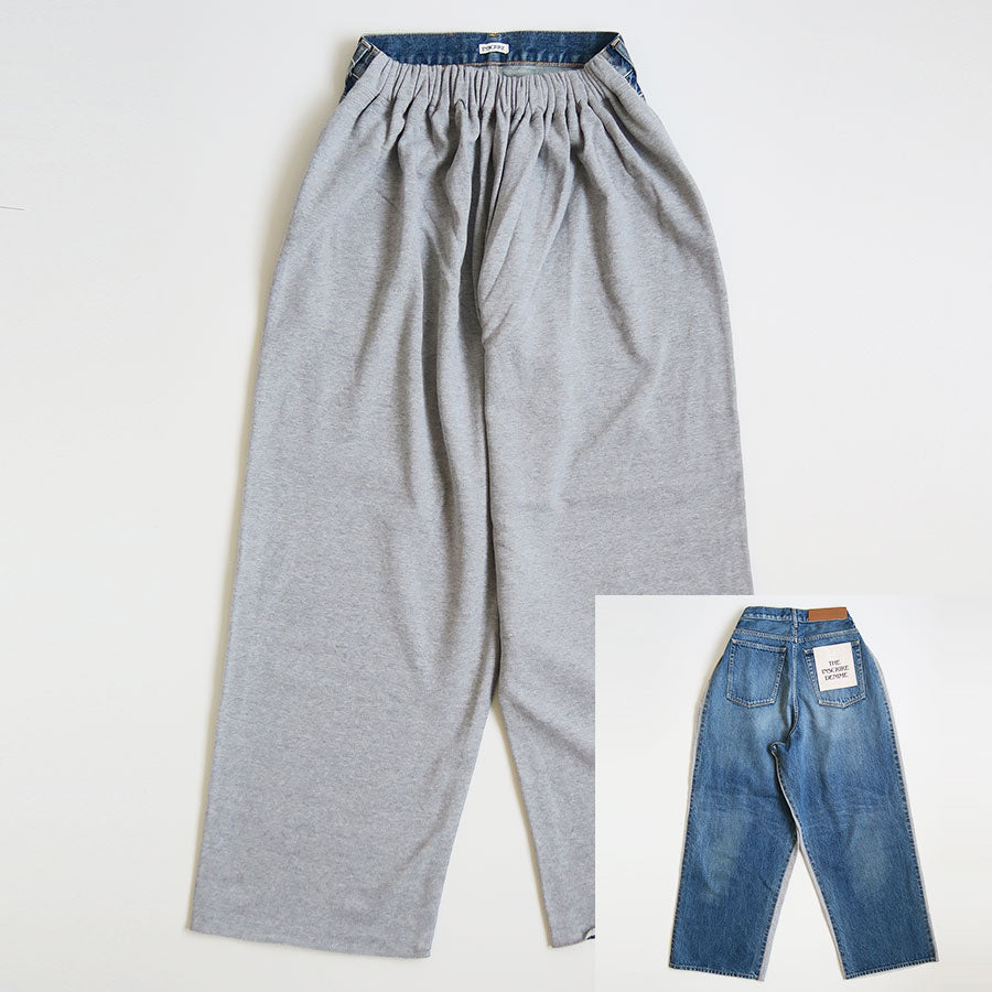 【INSCRIRE/アンスクリア】<br>Hybride Sweat Denim Pants <br>ID-PT50