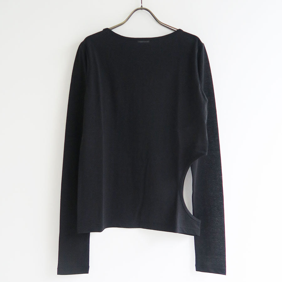 【INSCRIRE/アンスクリア】<br>Hemp Jersey Layered L/S Tee <br>I25SS-CUT3