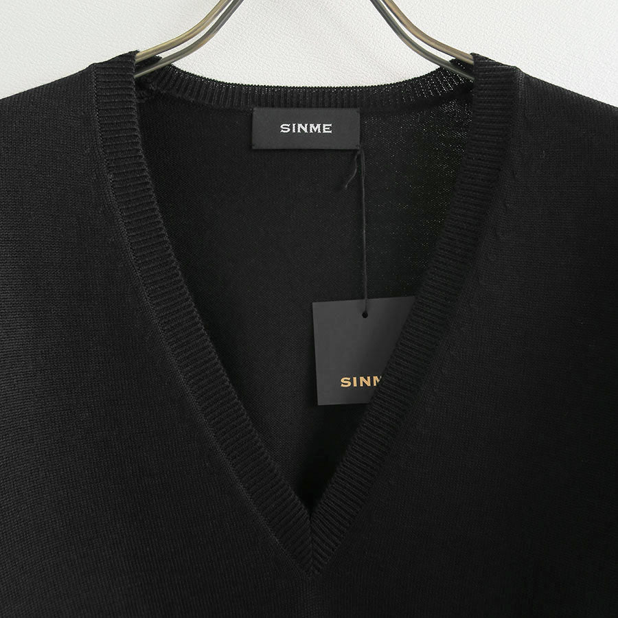 【SINME/シンメ】<br>Vネックニット <br>S23AW-08