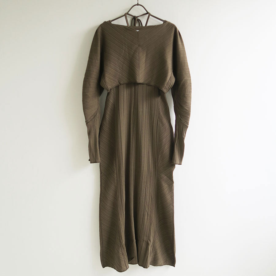 Mame Kurogouchi/マメ】Random Ribbed Organic Cotton 2way Dress MM24FW-JS044の通販  「ONENESS ONLINE STORE」