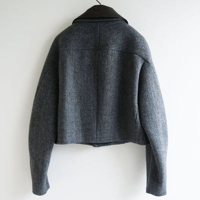 【9/5からポイント10%還元】<br>【AURALEE/オーラリー】<br>SHETLAND WOOL DOUBLE CLOTH BLOUSON <br>A25AB04HD