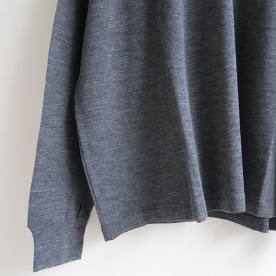 【IIROT/イロット】<br>Wool Long Sleeve Tee <br>032-025-CT009