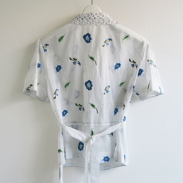 FUMIKA UCHIDA/フミカウチダ】Allover Emb. Short Sleeve Shirt X