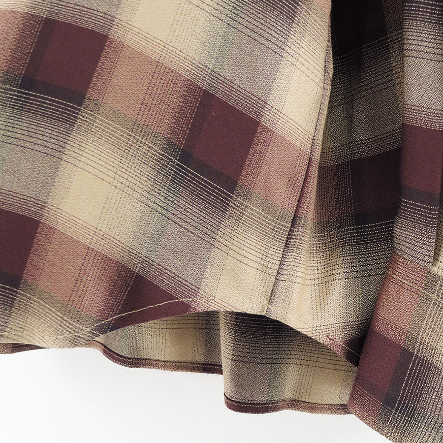 【SUGARHILL/シュガーヒル】<br>PLAID SKIPPER SHIRTS <br>25330503