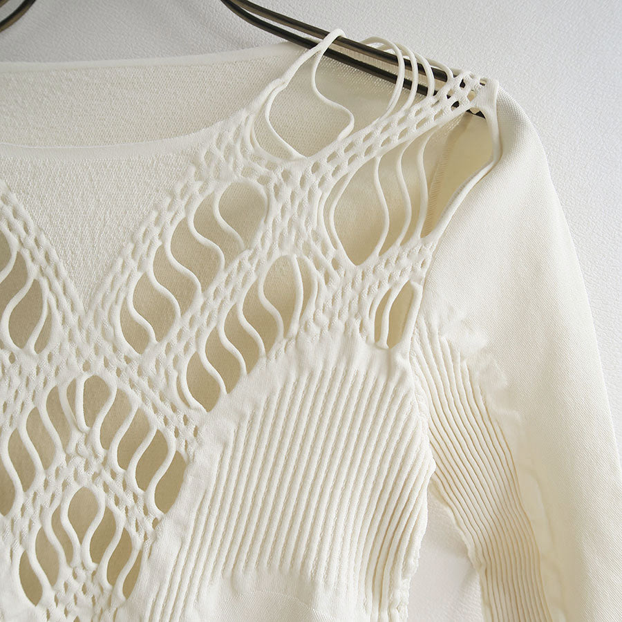 mukasa/ムカサ】hole Lace knit pullover MU-0340の通販 「ONENESS 