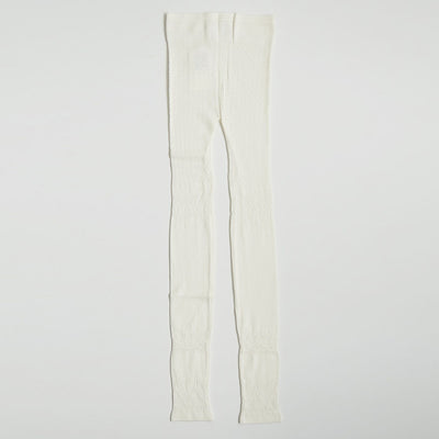【FUMIKA UCHIDA/フミカウチダ】<br>SILK LACE KNITTING TIGHTS TOP <br>W-KT001