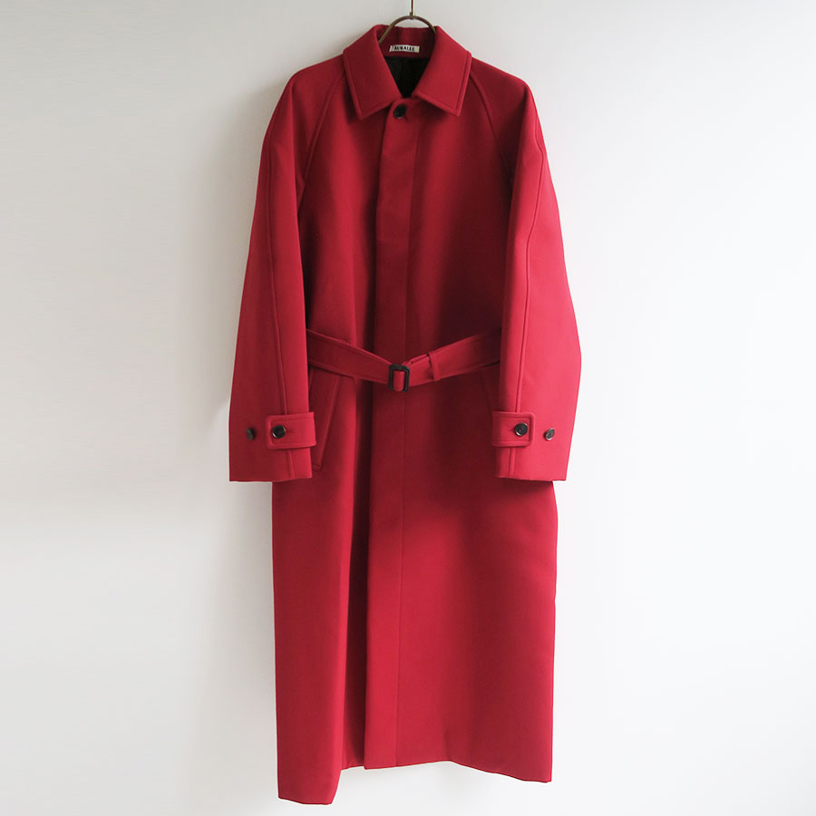 【9/5からポイント10%還元】<br>【AURALEE/オーラリー】<br>TWISTED DOUBLE CLOTH COAT <br>A25AC02WD