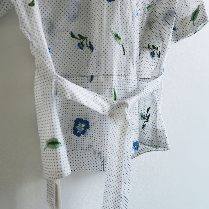 FUMIKA UCHIDA/フミカウチダ】Allover Emb. Short Sleeve Shirt X