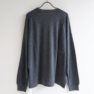 【IIROT/イロット】<br>Wool Long Sleeve Tee <br>032-025-CT009