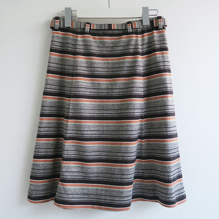 小物 fumika uchida stripes waist support FUMIKA UCHIDA/フミカウチダ】Grandrelle multi stripes belted skirt