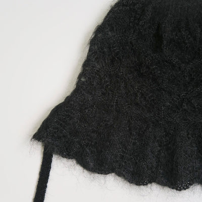 【FUMIE TANAKA/フミエタナカ】 <br>knit lace hat <br>F24A-57