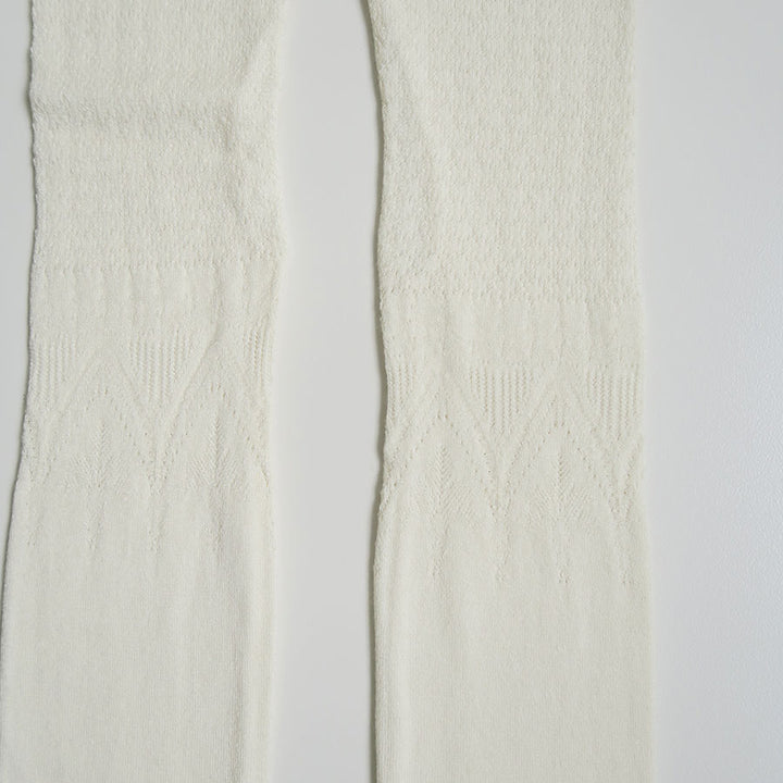 【美品】fumika uchida フミカウチダ　シアーレギンス34 FUMIKA UCHIDA/フミカウチダ】SILK LACE KNITTING TIGHTS TOP W