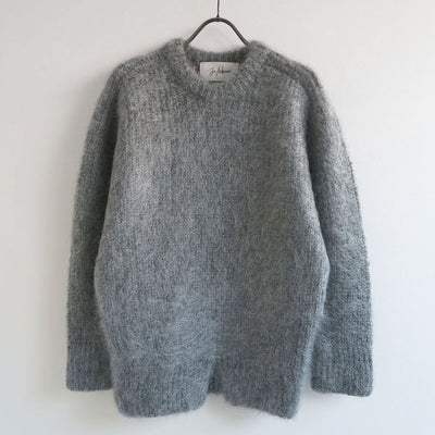 【JUN MIKAMI/ジュンミカミ】<br>モヘアクルーネックPO <br>23AW-12-N