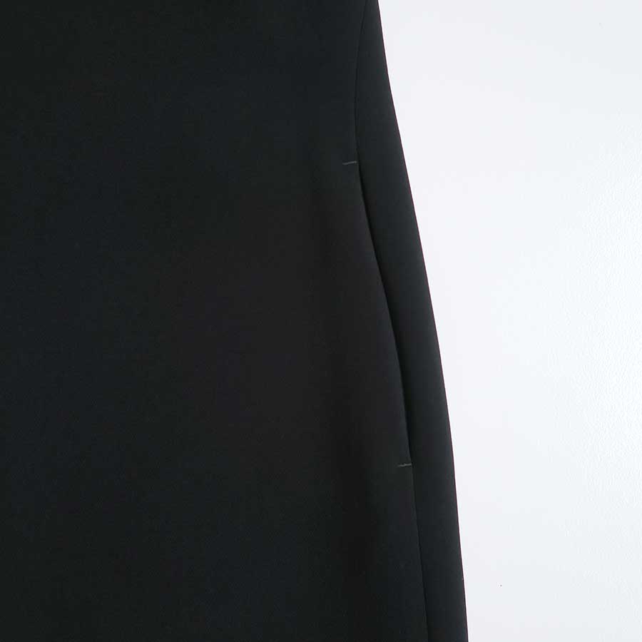 【Mame Kurogouchi/マメ】<br>Acetate Polyester Embroidered Buttonholes Sleeveless Dress <br>MM25FW-DR112