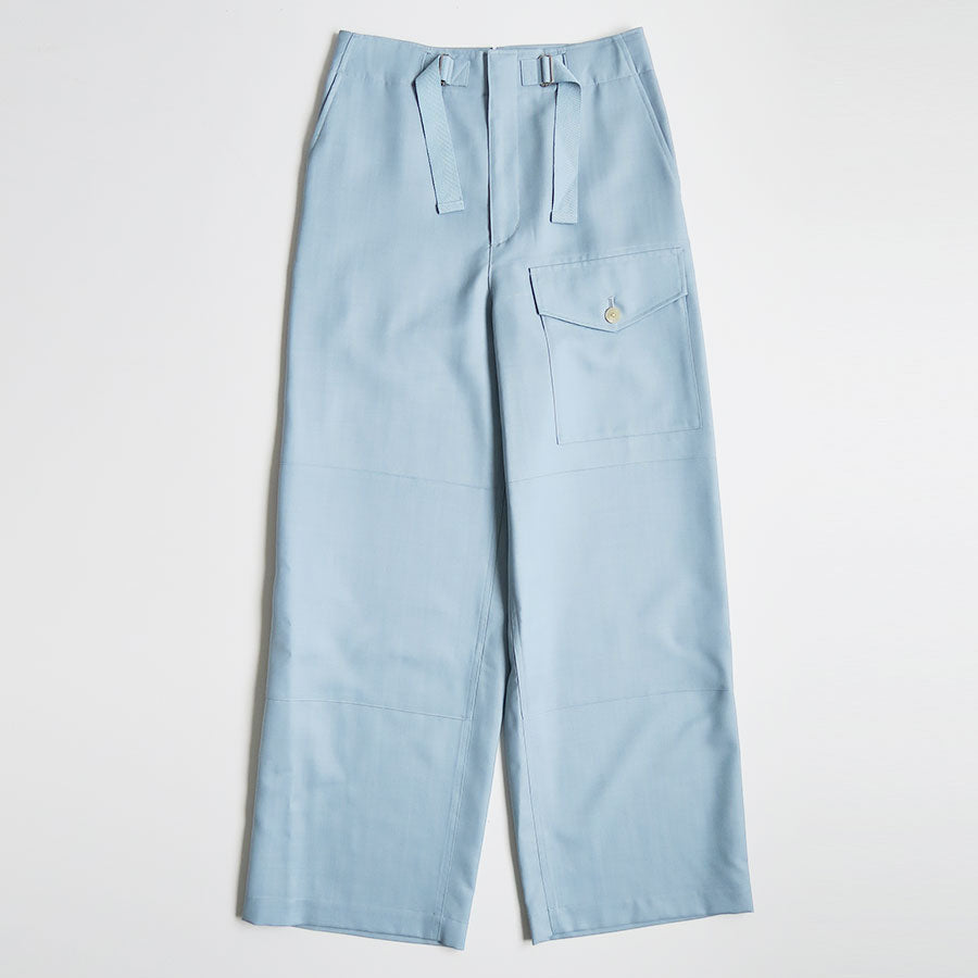 AURALEE/オーラリー】WOOL HERRINGBONE CARGO PANTS A26SP05CHの通販