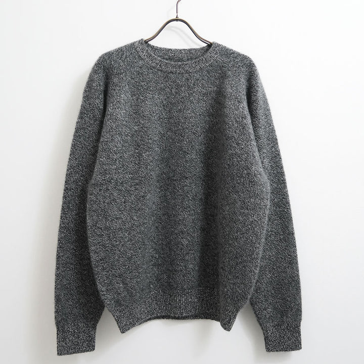 BATONER/バトナー】CASHMERE FOX TENJIKU RAGRAN CREW NECK BN
